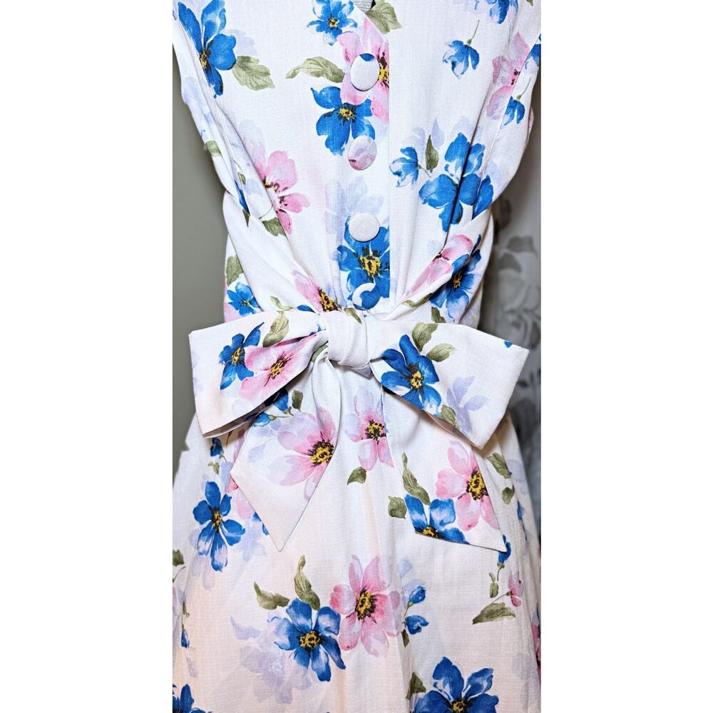 Liz Lisa Large Floral Back Ribbon OP Dress Jfashion Gyaru Himekaji Girl Japan - Picture 10 of 16